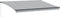 vidaXL - Luifel - handmatig - uittrekbaar - 500x300 - cm - antracietkleurig - en - wit