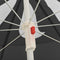 vidaXL - Parasol - met - stalen - paal - 180 - cm - antracietkleurig