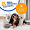 Vulpes Goods® Drinkbak Hond - Anti-knoei Waterbak - 2 Liter Capaciteit - Transparant
