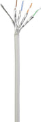Renkforce RF-5047494 RJ45 Netwerkkabel, patchkabel CAT 6A S/FTP 0.50 m Grijs Snagless, Vlambestendig 1 stuk(s)