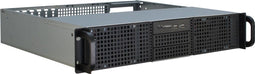 Inter-Tech IPC 2U-20240 - Rack Server - Ondersteunt ATX micro ATX Mini-ATX - Zwart