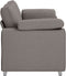 vidaXL - Loveseat - in - Taupe - - - 140 - cm - Stof