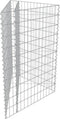 vidaXL Gabion plantenbak verhoogd 75x75x50 cm gegalvaniseerd staal