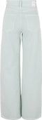 Pieces PCHOLLY - Dames Jeans - High Waist Wijd - Lichtgroen