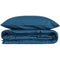 Beddengoedset - 1 dekbedovertrek 220 x 240 cm + 2 kussenslopen 60 x 60 cm - 100% katoen satijn - Blauw