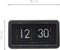 NeXtime - Flip Klok - Tafel of Wandklok -Oranje/Zwart -18x10x7 cm