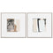 Schilderij Home ESPRIT Abstract Stads 82,3 x 4,5 x 82,3 cm (2 Stuks)