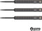KOTO Sting Black PVD - Steeltip dartpijlen - 90% tungsten 25 gram met grip en dartwallet (3 stuks)
