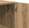 vidaXL - Wandkast - Artisan - Eiken - 60x31,5x60 - cm - Gelaagd - Hout