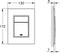 GROHE Skate Cosmopolitan S - Bedieningspaneel Toilet - Dual Flush - Geborsteld Warm Sunset (mat brons) - Slank formaat