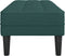 vidaXL - Ligzetel - Donkergroen - 113x57x39 - cm - Stof