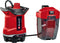 Einhell Accu Vuilwaterpomp GE-DP 18/25 Li Solo - Power X-Change - 18 V/Li-Ion - 7.500 l/u - Max. opvoerhoogte: 5 m - Max. dompeldiepte: 4 m - Afzuigend tot: 35 mm - ECO/BOOST modus - Excl. accu en lader