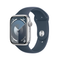 Apple Watch Series 9 - Smartwatch - 45mm GPS Aluminium - Sportbandje S/M Zilver (Blauw)