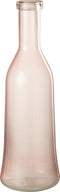 J-Line vaas Bruni - glas - lichtroze - medium - 45 cm hoog