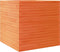 vidaXL - Plantenbak - 70x70x68,5 - cm - massief - grenenhout - wasbruin