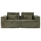 Sofa Home ESPRIT Groen Scandi 220 x 158 x 91 cm