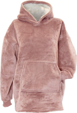 Unique Living Oversized Kids Hoodie Old Pink