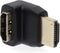 Nedis CVGB34902BK - HDMI adapter - 270° gehoekte connector - Zwart