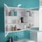 Allibert Spiegelkast 80 cm - LED Verlichting - Glanzend Wit