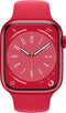Apple Watch Series 8 - Smartwatch - Temperatuurregistratie en Crashdetectie - Rood Aluminium