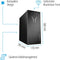 ERAZER Recon P10 - Gaming PC - Intel Core i5-14400F - GeForce RTX 4060 - 16GB RAM - 512GB SSD