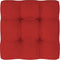 vidaXL - Palletkussens - 2 - st - stof - rood