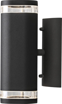 Konstsmide Modena - Wandspot twin triade-strip - 230V - GU10 - matzwart