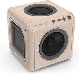 Allocacoc AudioCube - Bluetooth Speaker - Grijs Hout
