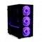 iBox PASSION V4 - Mini Tower PC - 3x 120 mm ventilatoren - Zwart