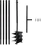 vidaXL - Grondboor - met - handvat - 250 - mm - met - verlengbuis - 4 - m - staal
