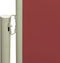 vidaXL - Tuinscherm - uittrekbaar - 117x500 - cm - rood
