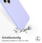 Accezz iPhone 15 - Liquid Silicone Backcover met MagSafe - Schokabsorberend - Paars