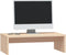 vidaXL - Monitorstandaard - 50x27x15 - cm - massief - grenenhout