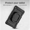 Mobilize Galaxy Tab S10 FE - Rotating Defender Case - 360 graden draaibare stand - Zwart