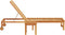vidaXL - Ligbed - met - Tafel - van - Massief - Acaciahout