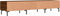 vidaXL - Tv-meubel - 150x36x30 - cm - bewerkt - hout - bruin - eikenkleur