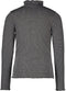 Flo - Meisjes T-shirt - Lurex longsleeve met turtle neck - Silver - Maat 128