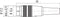 Binder 09 0309 09 04 - Kabelconnector platte mannelijke connector - 4 polen - EMC-geschikt