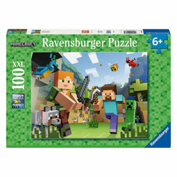 Ravensburger Minecraft - legpuzzel - 100 XXL stukjes - Multicolor