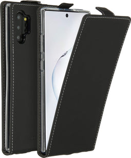 Accezz Samsung Galaxy Note 10 Plus - Flipcase - Pasjeshouder - Zwart