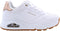 Skechers Uno Gen1 - Shimmer Away - Unisex Sneakers - Wit - Maat 36
