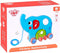 Tooky toy Olifant Houten Trekfiguur 18 maanden Blauw 3-delig