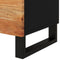vidaXL - Nachtkastje - 50x33x62 - cm - massief - acaciahout - en - bewerkt - hout