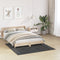 vidaXL - Shaggy - Tapijt - met - Latex - Onderkant - Donkergrijs - 160x160 - cm