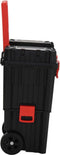 vidaXL - Gereedschapstrolley - polypropeen - zwart - en - rood