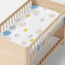 Onderlaken HappyFriday LE PETIT PRINCE Wit Multicolour 60 x 120 x 14 cm