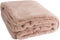 J-Line Plaid Cutie - Fleece Deken – Polyester – 180x130 cm – Poederroze
