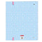 Ringmap BlackFit8 Smile Blauw Roze 27 x 32 x 3.5 cm