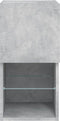 vidaXL - Tv-meubelen - 2 - st - met - LED-verlichting - 30,5x30x60 - cm - betongrijs
