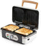 DOMO DO9277C - 3-in-1 Wafelijzer Tosti-ijzer Contactgrill - PFAS-vrij Verwisselbare Platen - Powder White